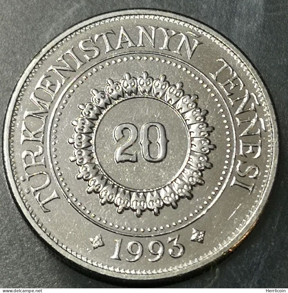 Monnaie Turkménistan - 1993 - 20 Tenge - Turkménistan