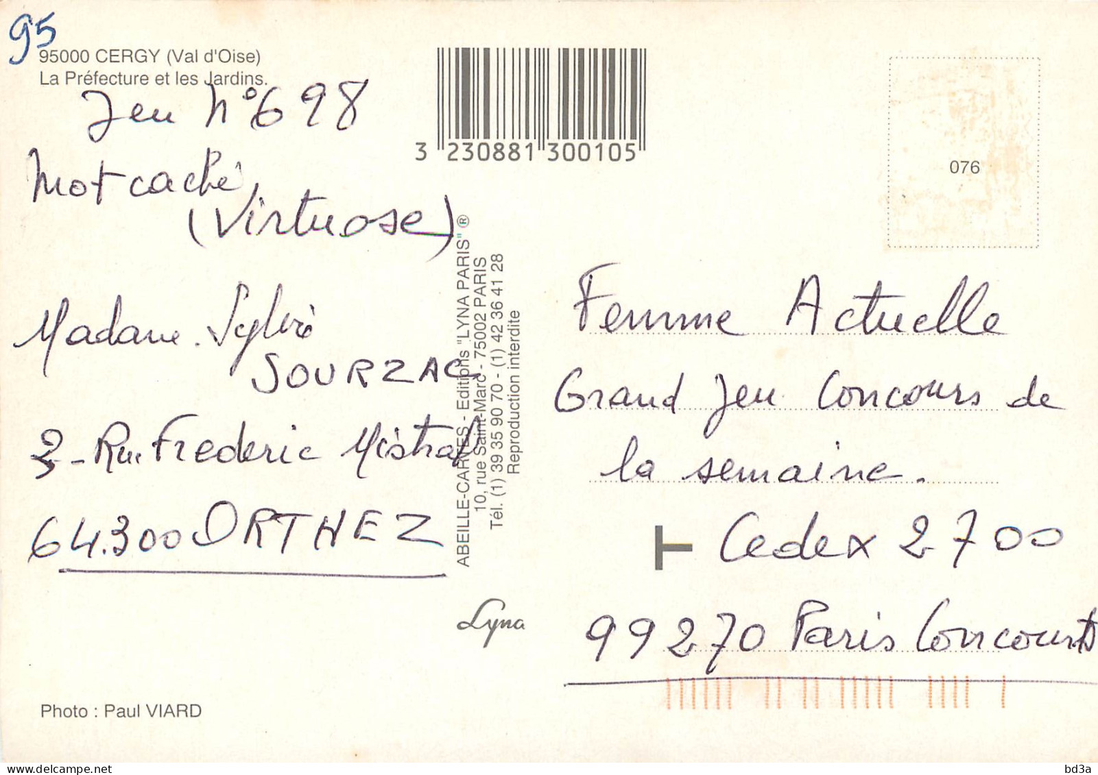 95 - CERGY  - Cergy Pontoise