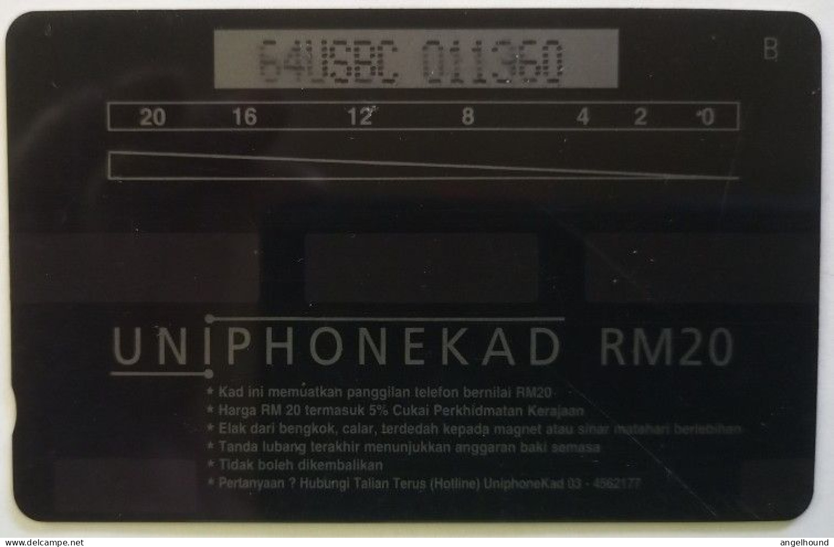 Malaysia Uniphonekad Rm20 GPT 64USBC - Tiger - Malesia