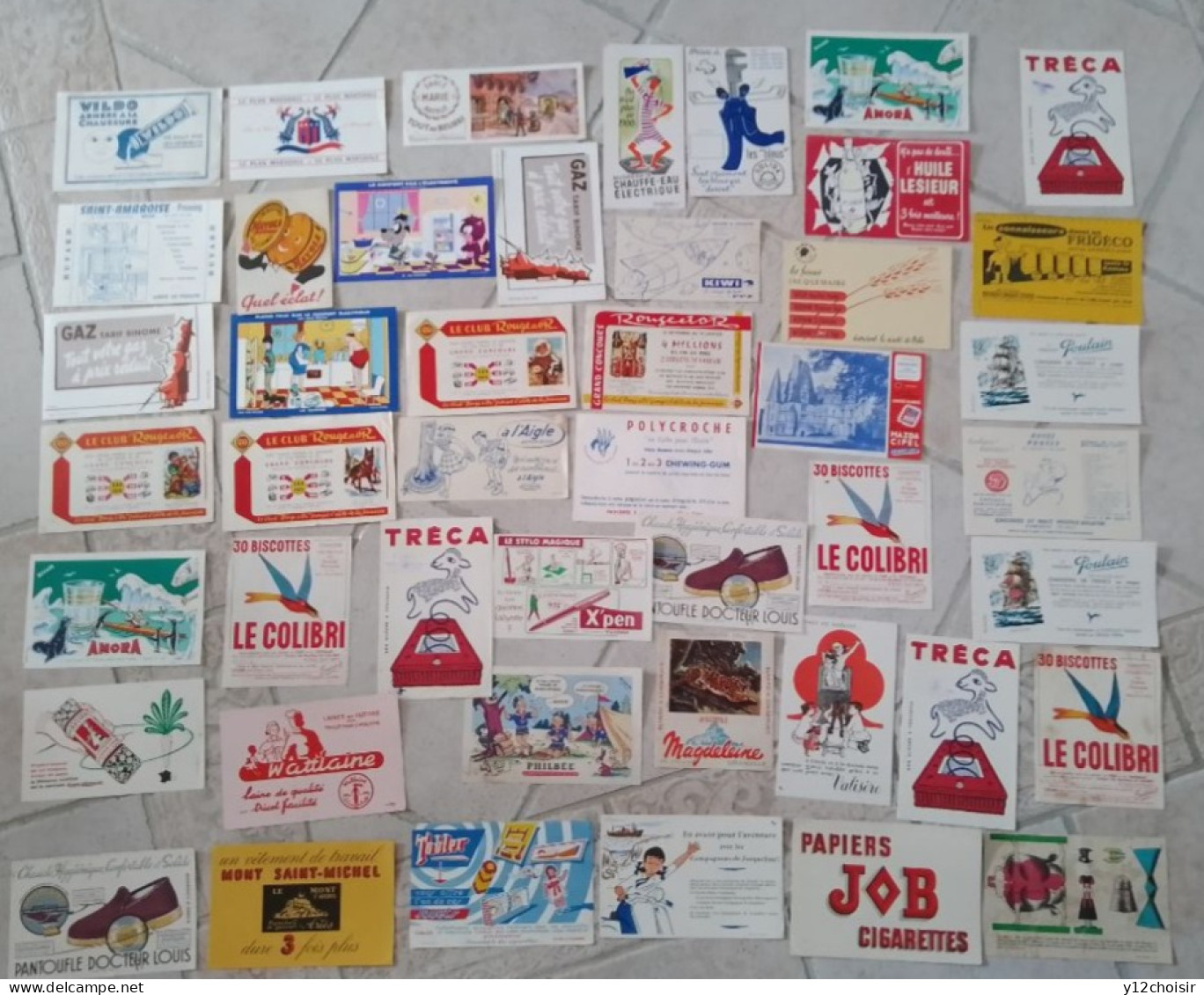 Important Lot De 46 Buvards - Lots & Serien