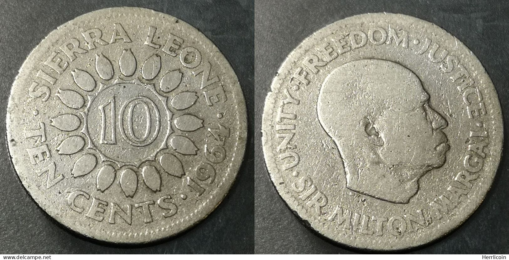 Monnaie Sierra Leone - 1964 - 10 Cents - Sierra Leona
