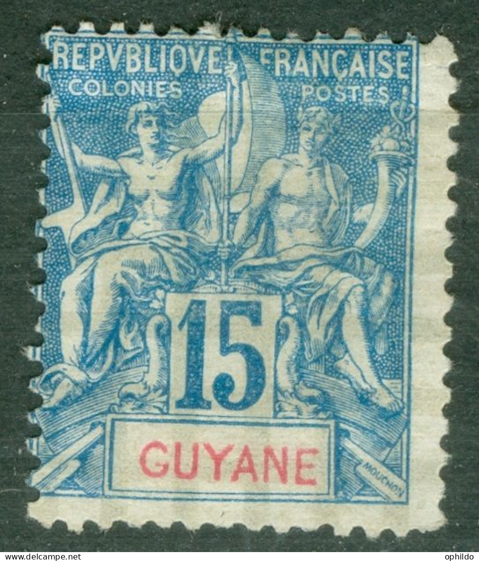 Guyane 35 ( * ) B/TB - Ungebraucht