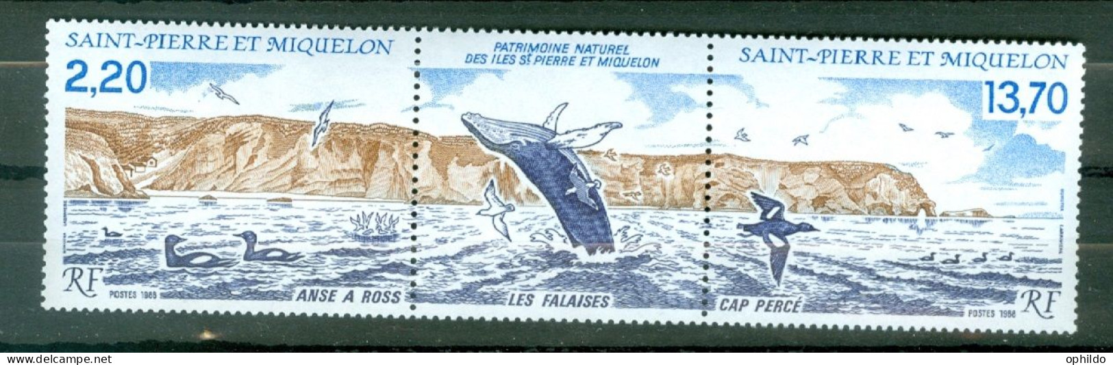 SPM 495A * * TB Oiseau Et Baleine - Neufs
