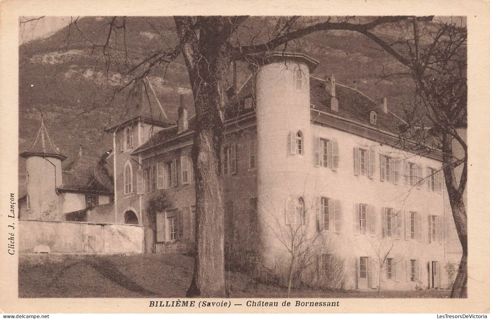 FRANCE - Billième (Savoie) - Vue Sur Le Château De Bornessant - Vue Générale - De L'extérieure - Carte Postale Ancienne - Chambery