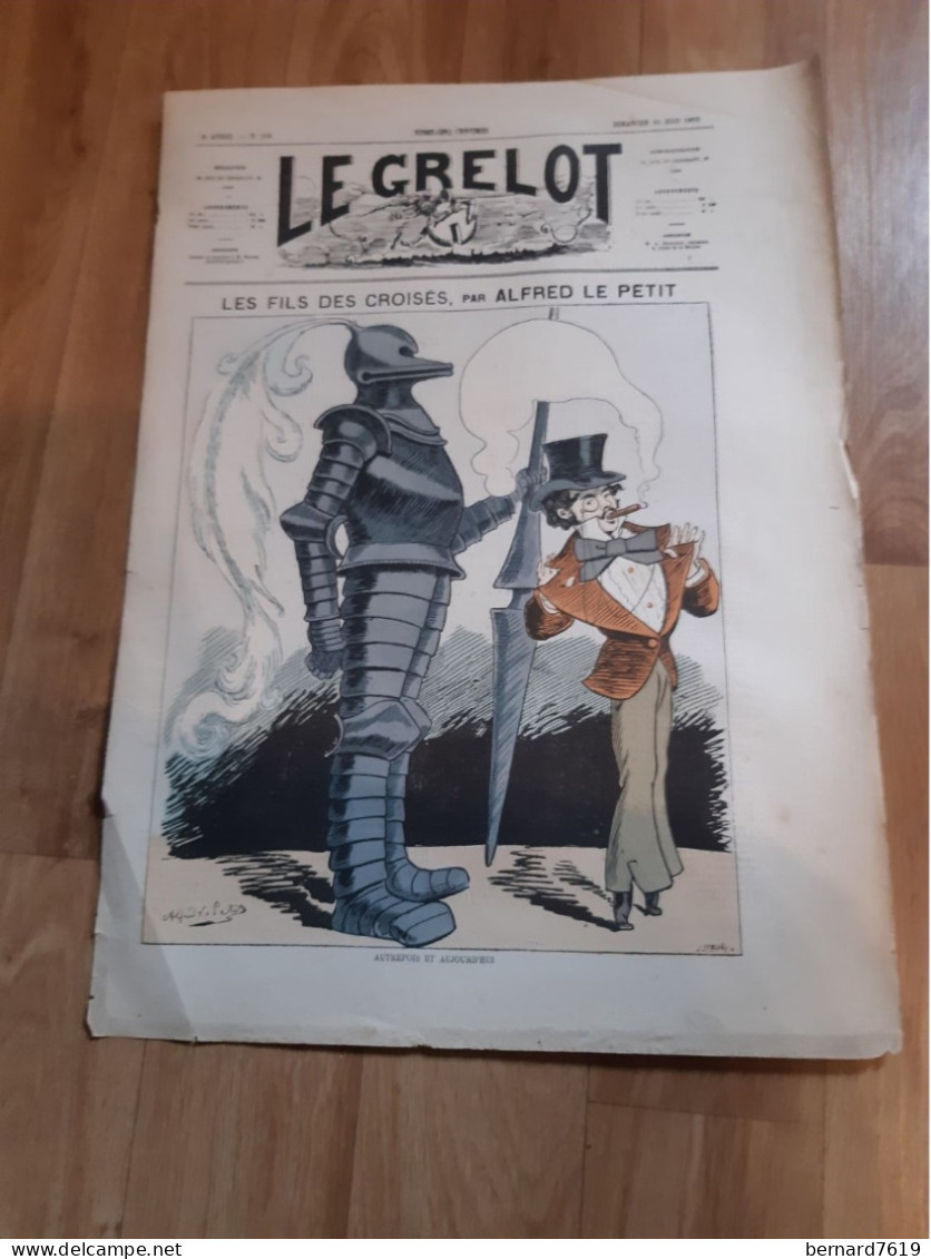Jounal  Le Grelot - - Par  Alfred Le Petit 76 Aumale -- 1873 - Les Fils Des Croises - 1850 - 1899