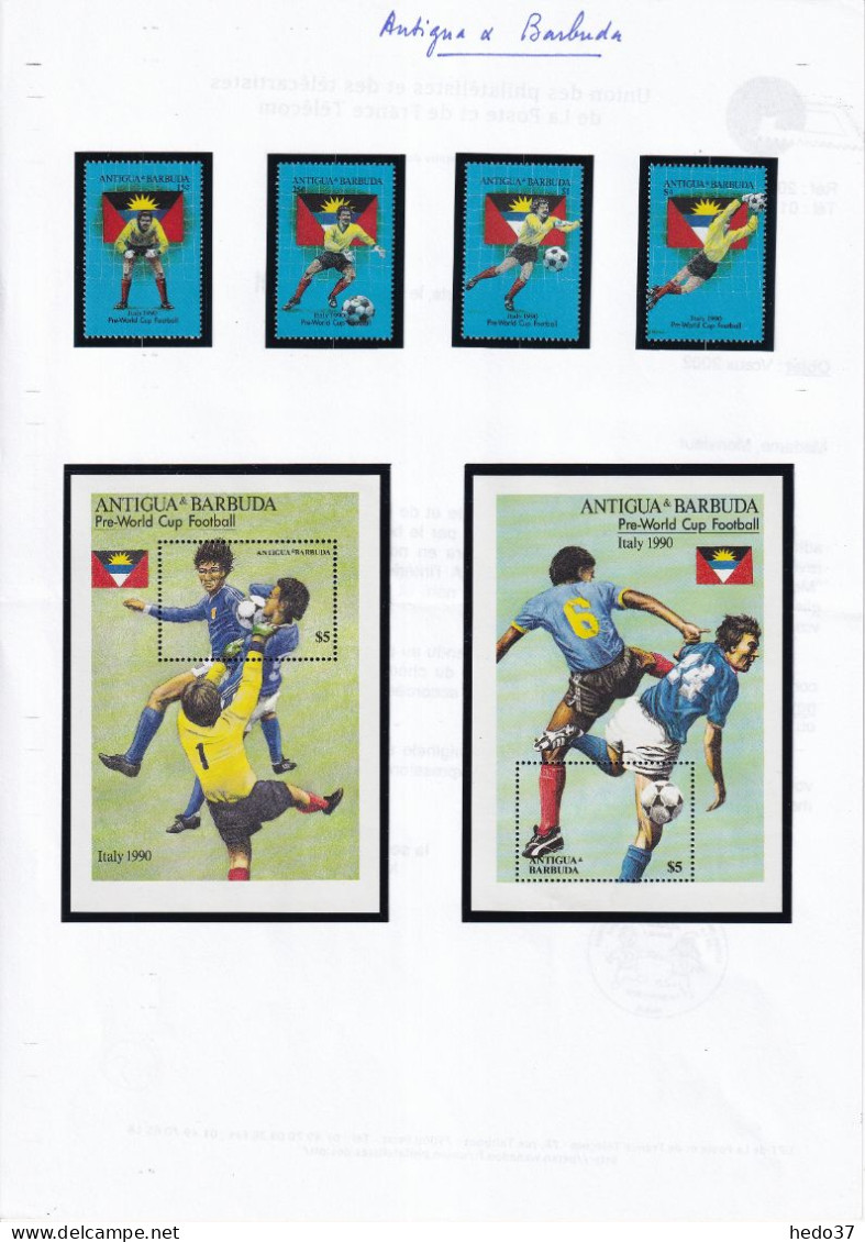 Antigua Et Barbuda - Football - Collection Vendue Page Par Page - Neuf ** Sans Charnière - TB - Antigua Et Barbuda (1981-...)