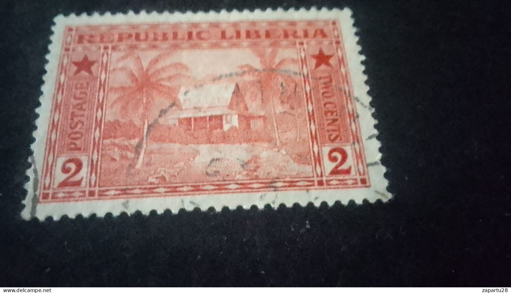 LİBERYA-1920-30    2   C.      DAMGALI - Liberia