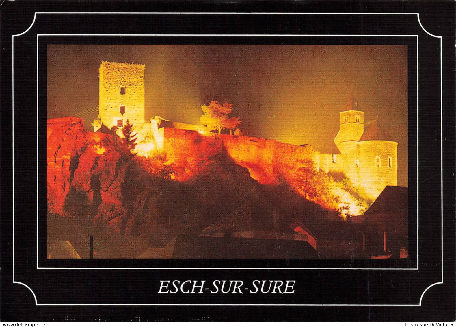 LUXEMBOURG - Esch Sur Sûre - Les Illuminations Du Château - Carte Postale - Esch-Sauer