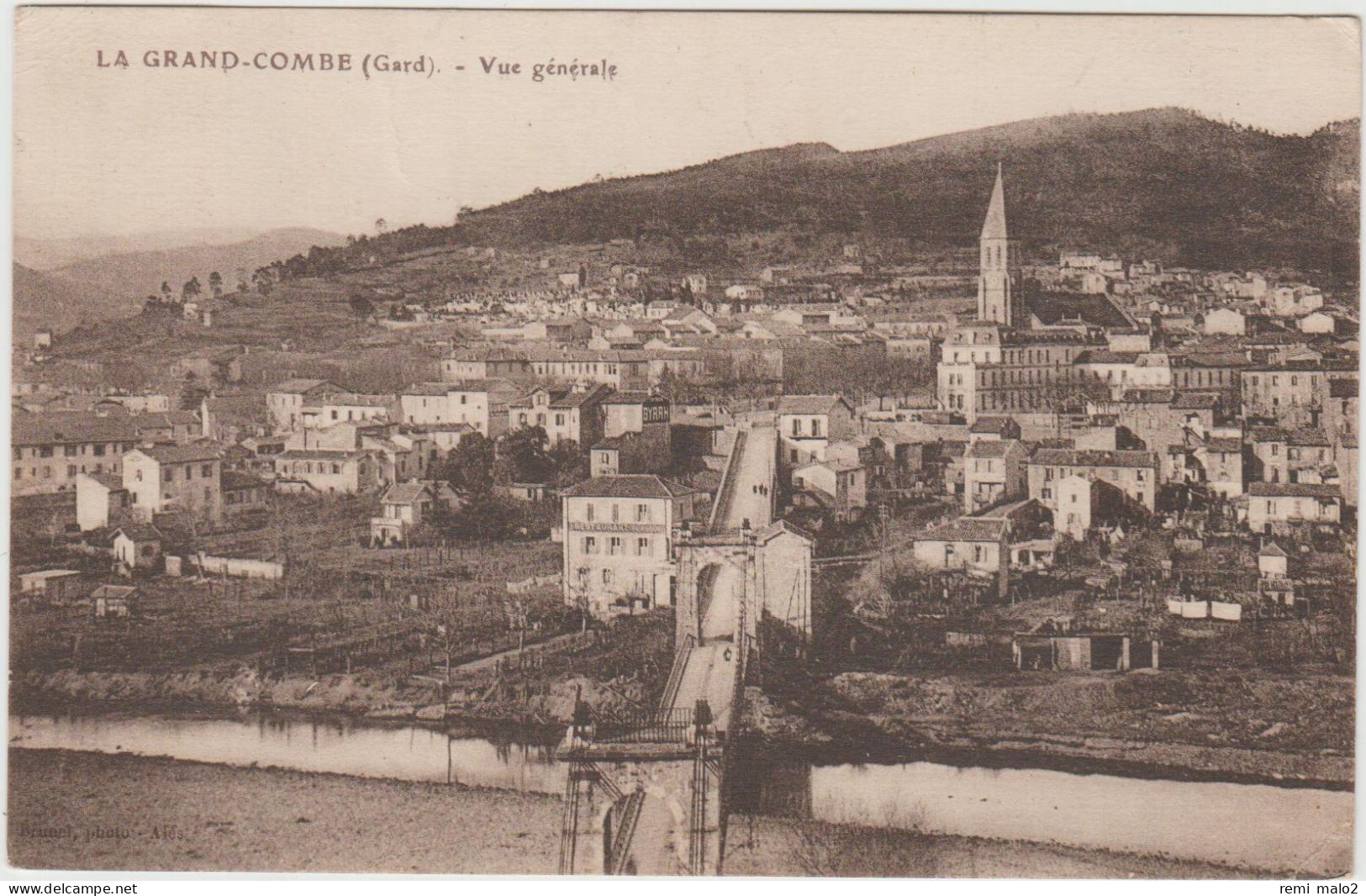 CARTE POSTALE    LA GRAND-COMBE 30  Vue Générale - La Grand-Combe