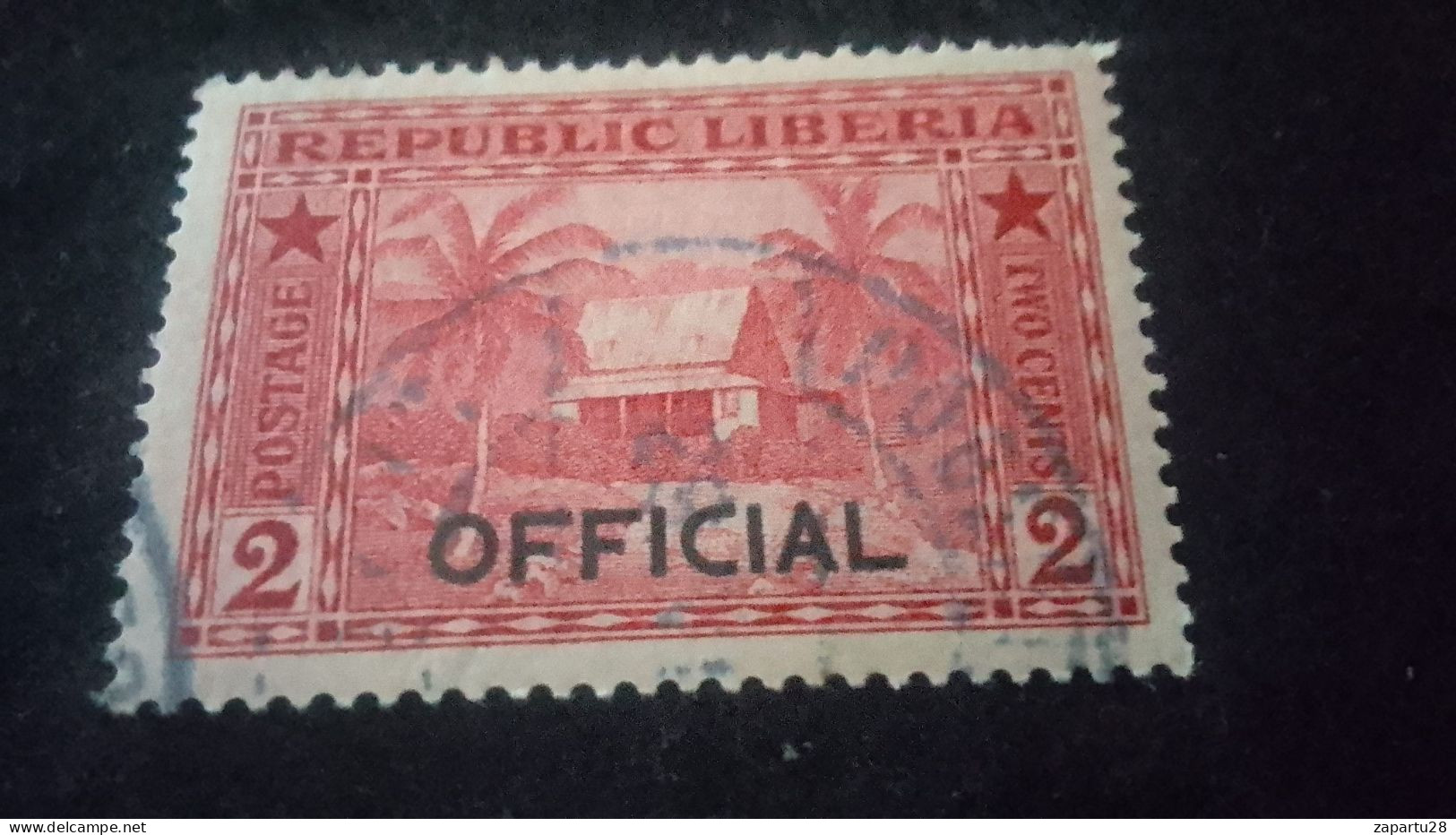 LİBERYA-1920-30    2   C.      DAMGALI - Liberia