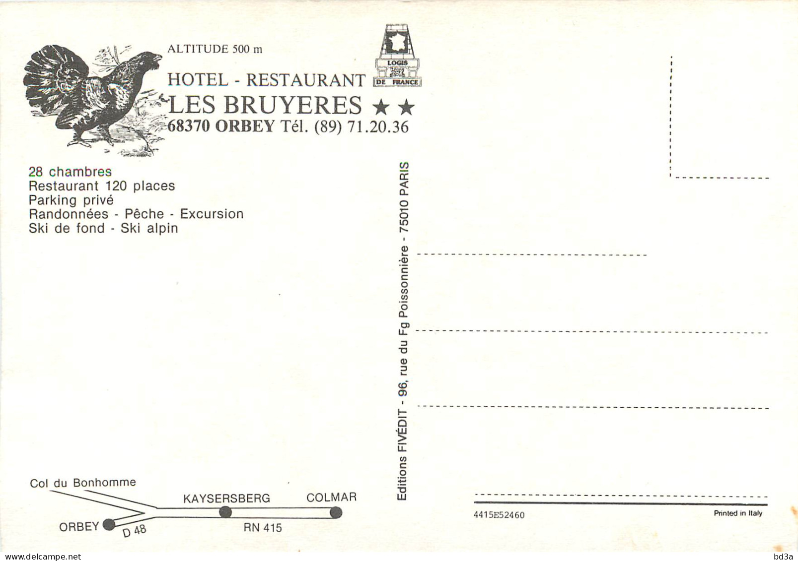 68 ORBEY RESTAURANT LES BRUYERES - Orbey