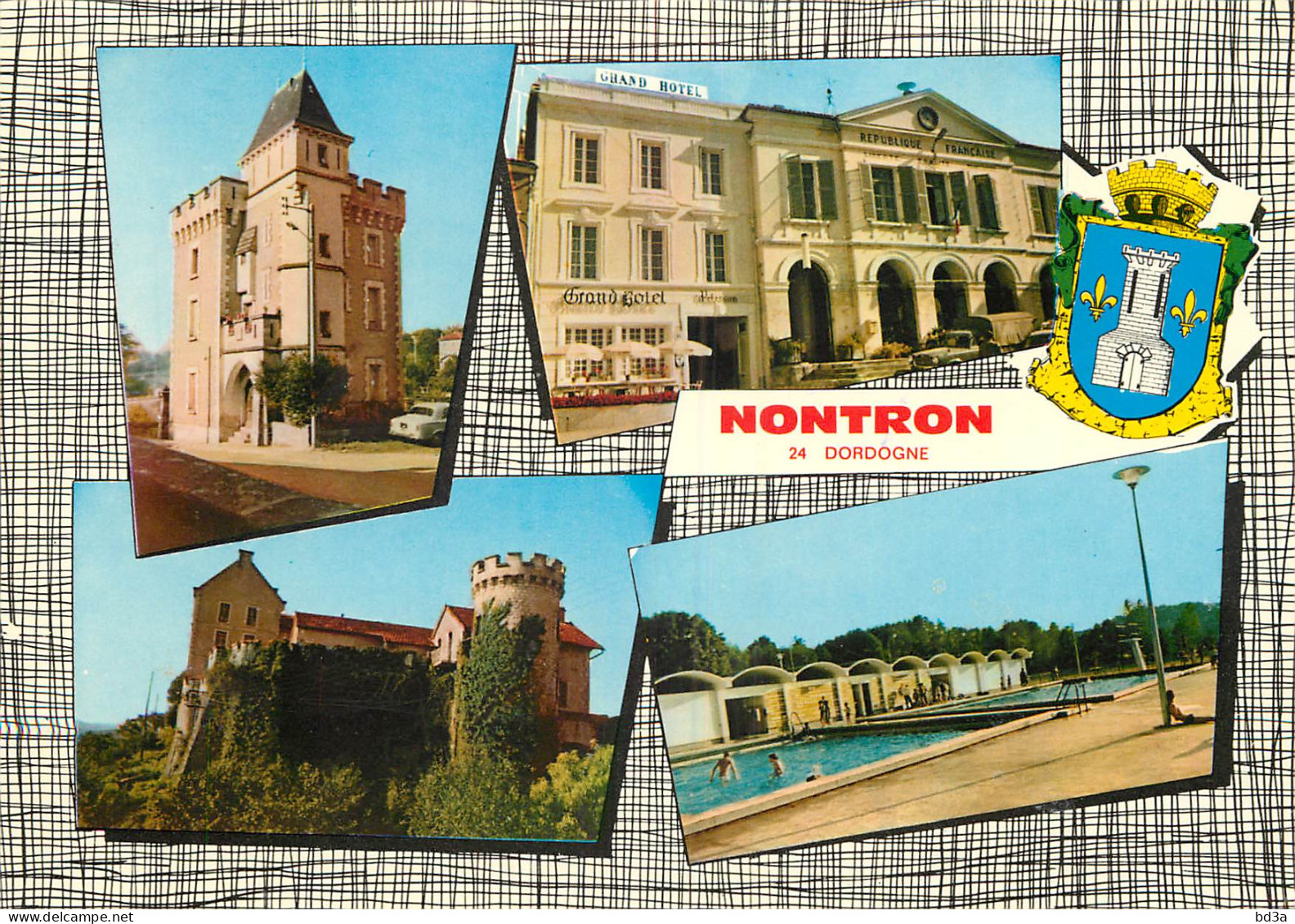 24 NONTRON MULTIVUES BLASON - Nontron