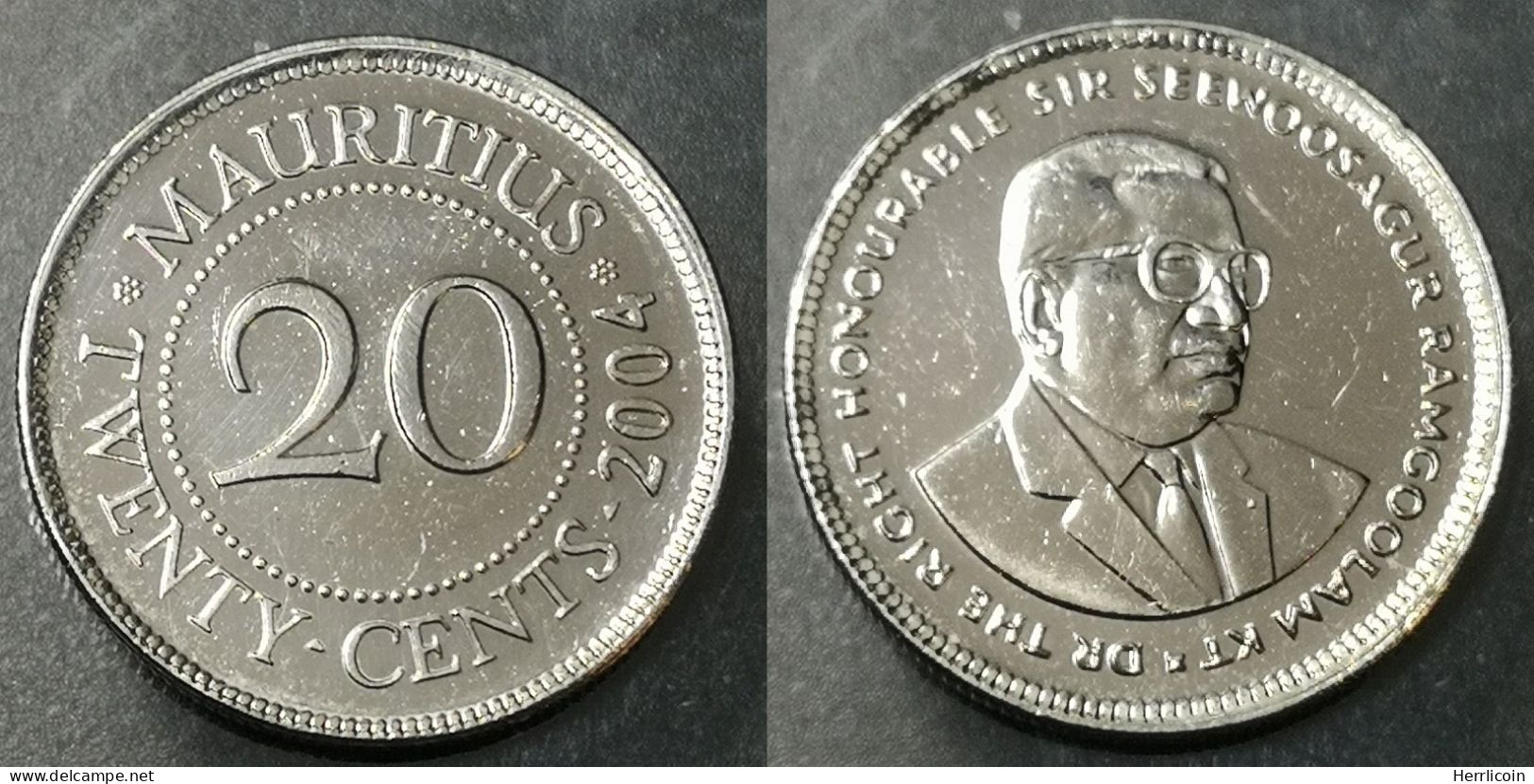 Monnaie Maurice - 2004 - 20 Cents - Mauritius