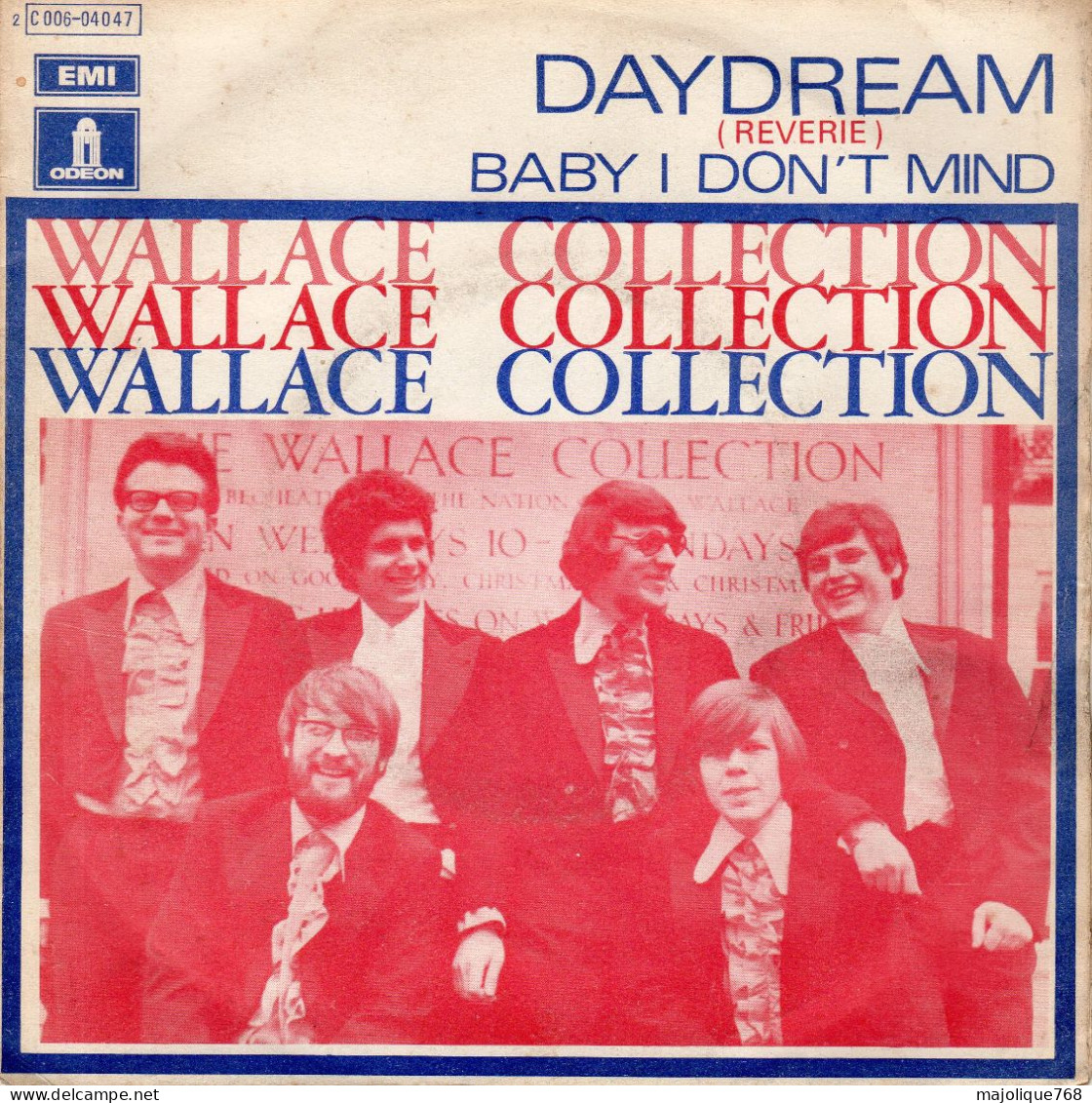 Disque Wallace Collection - Daydream (réverie) - Odeon 2 C006-04047 - France 1969 - Rock