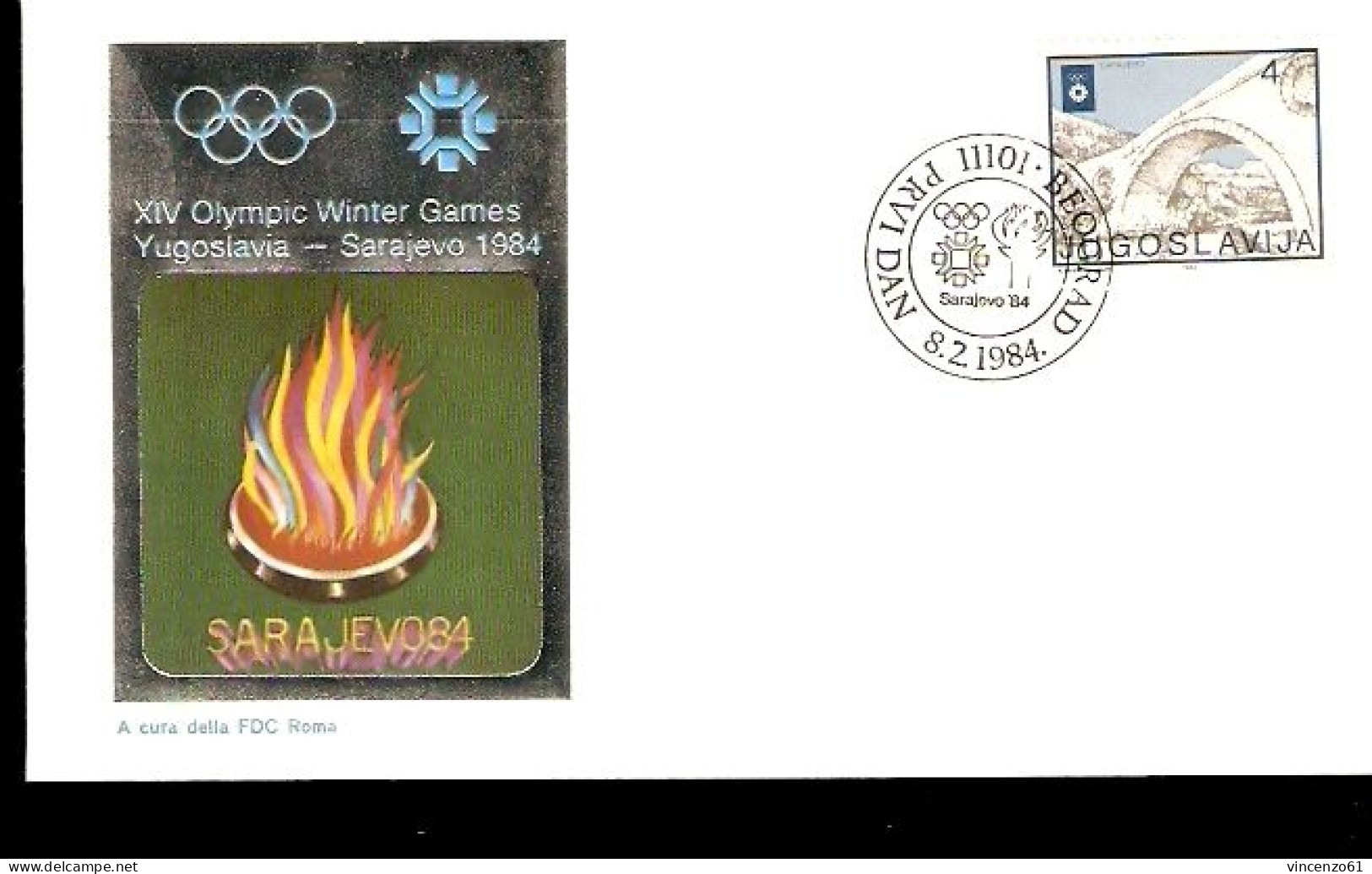 SARAJEVO 84 SARAIEVO 84 WINTER OLIMPICS GAME OLIMPIADI INVERNALE - Hiver 1984: Sarajevo