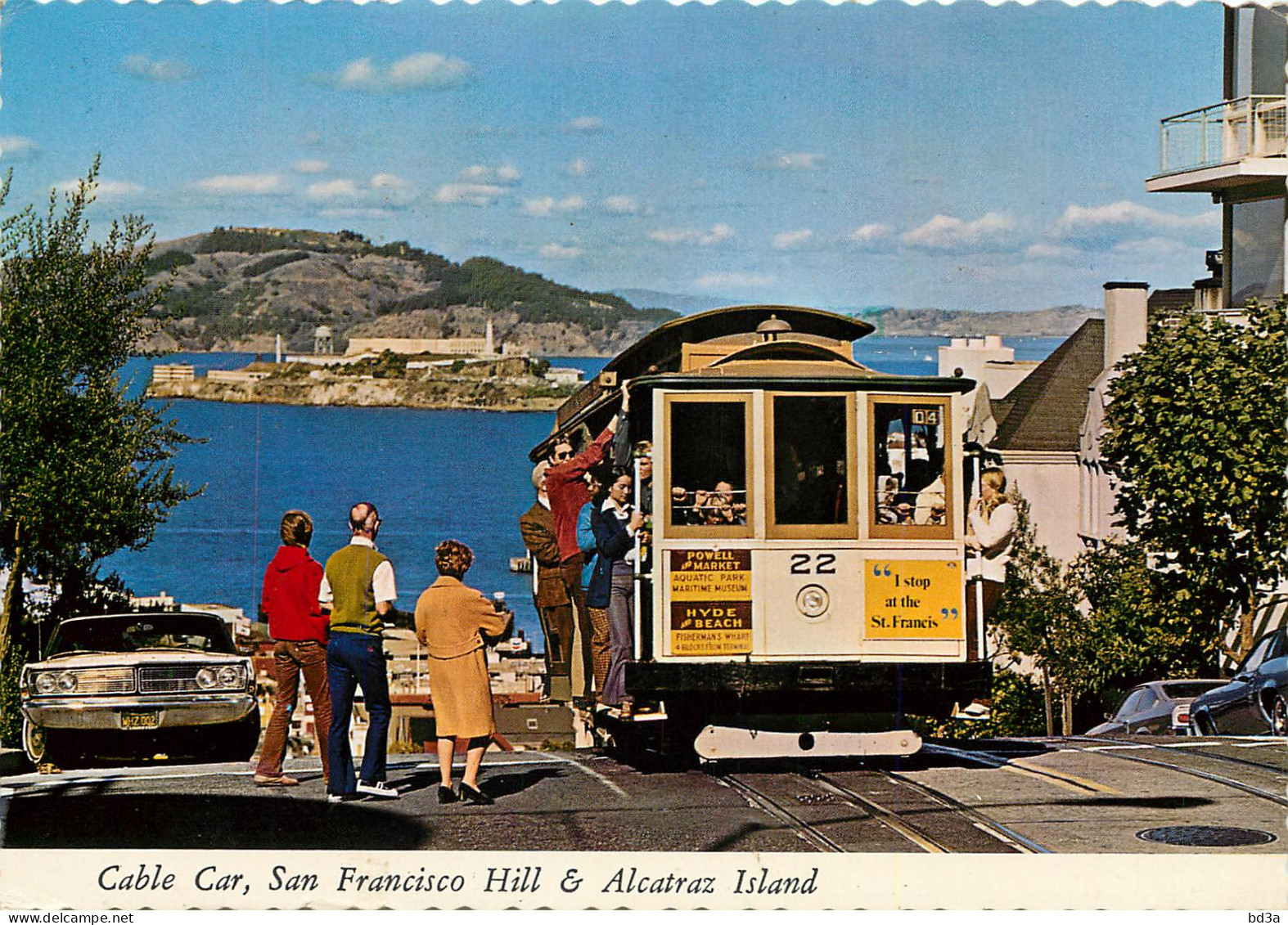 CABLE CAR SAN FRANCISCO HILL  - Funicular Railway