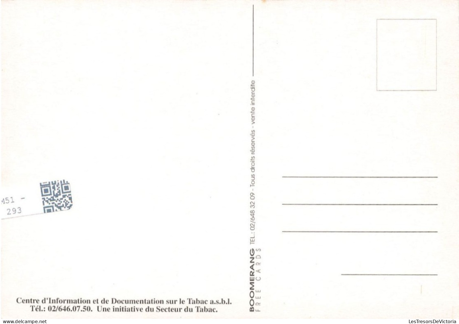 PUBLICITE  - Fumeur Ou Pas, Restons Courtois - Colorisé - Animé - Carte Postale - Werbepostkarten