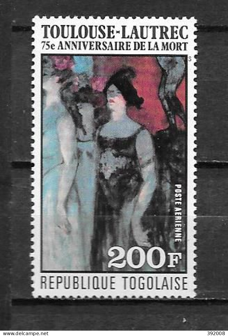 PA - 1976 - N° 295 **MNH - Toulouse-Lautrec - Togo (1960-...)