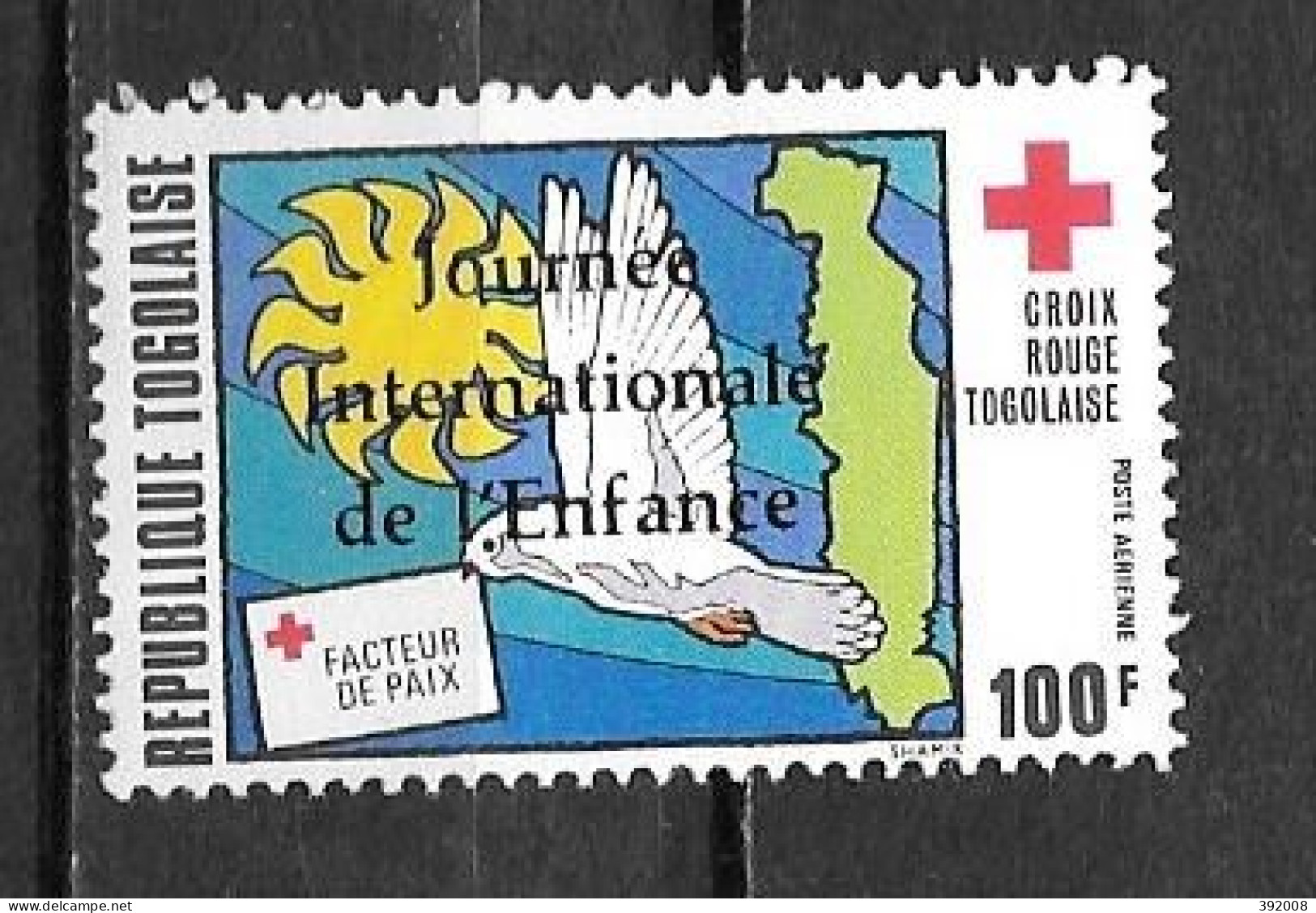 PA - 1976 - N° 296 **MNH - Croix Rouge - Togo (1960-...)