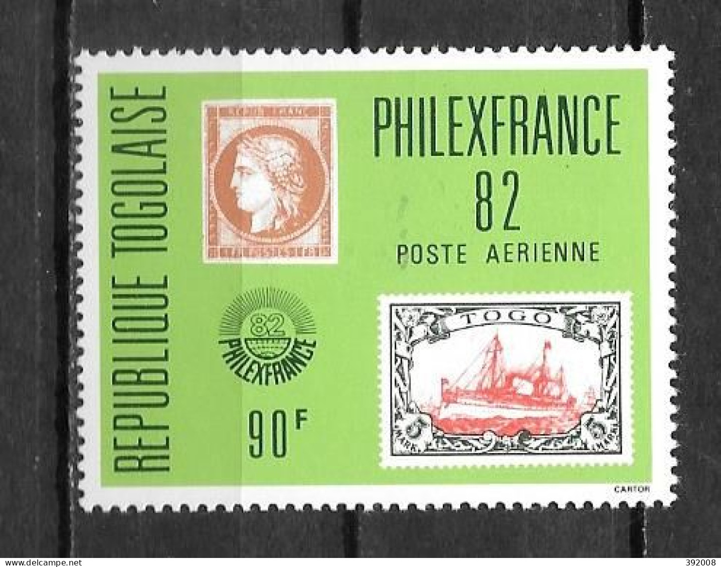 PA - 1982 - N° 479 **MNH - Philexfrance - Togo (1960-...)