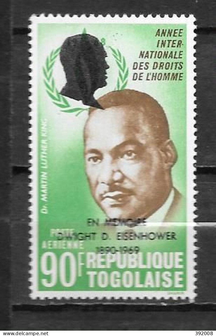 PA - 1969 - N° 106 **MNH - Martin Luther King - Togo (1960-...)