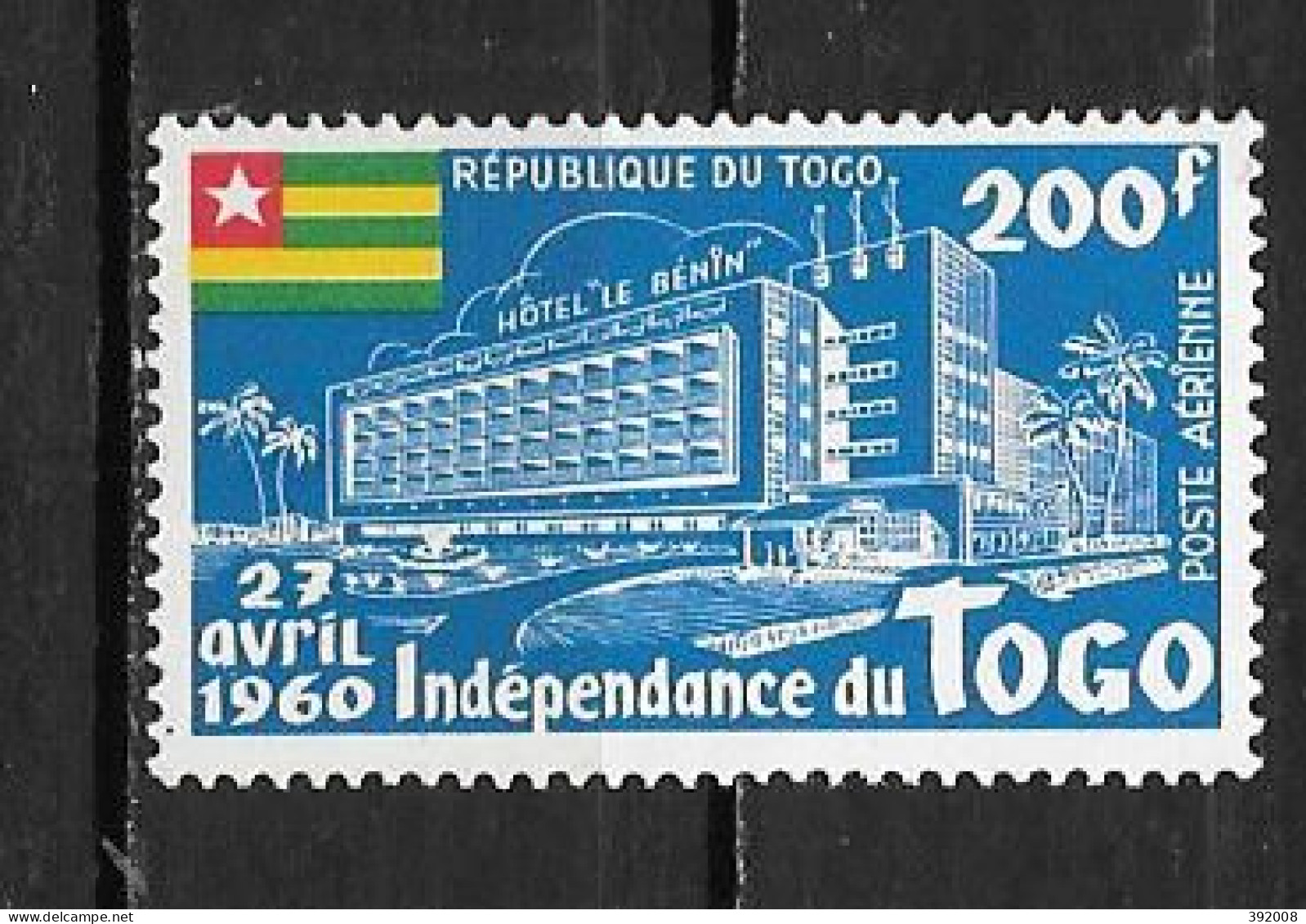 PA - 1959 - N° 35 **MNH - Indépendance - Togo (1960-...)