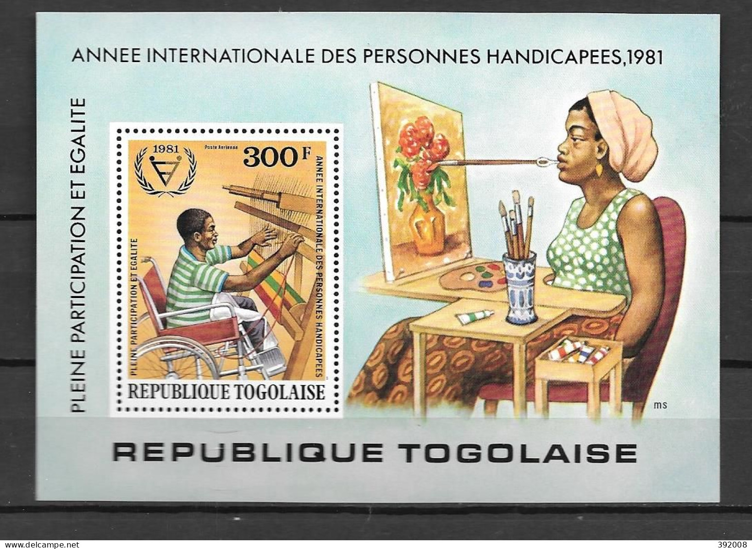 BF - 1981 - 160 **MNH - Année Des Handicapées - Togo (1960-...)