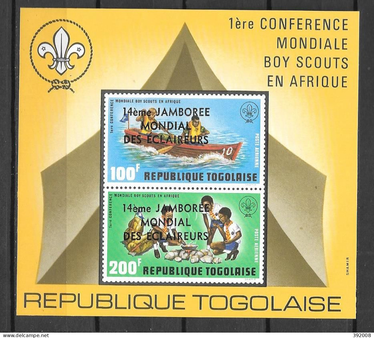 BF - 1975 - 91 **MNH - Scoutisme - Togo (1960-...)