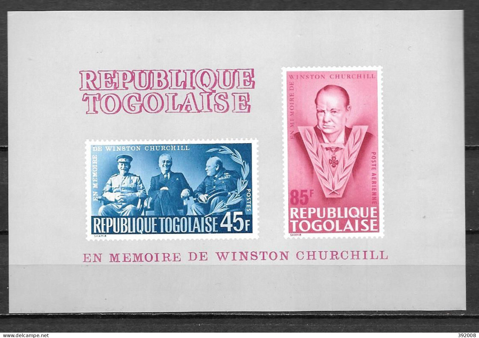 BF - 1965 - N° 17**MNH - Winston Churchill - Togo (1960-...)