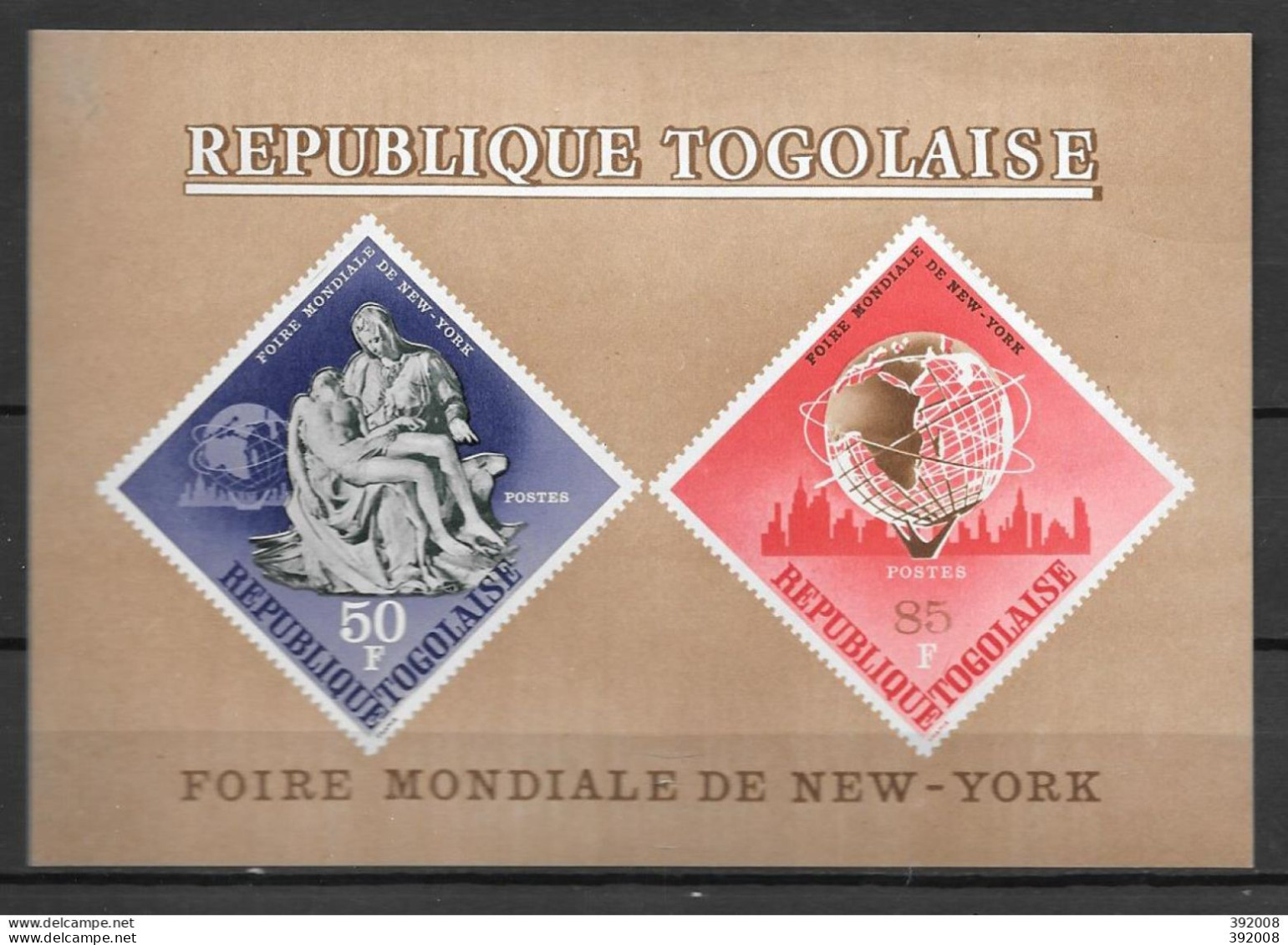 BF - 1965 - N° 18 **MNH - Exposition New-York - Togo (1960-...)