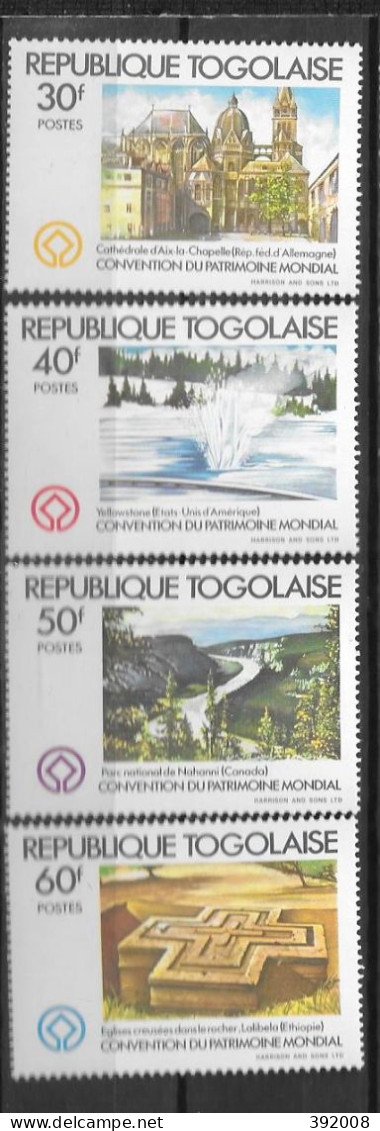 1981 - N° 1044 à 1147 **MNH - Patrimoine Mondial - Togo (1960-...)