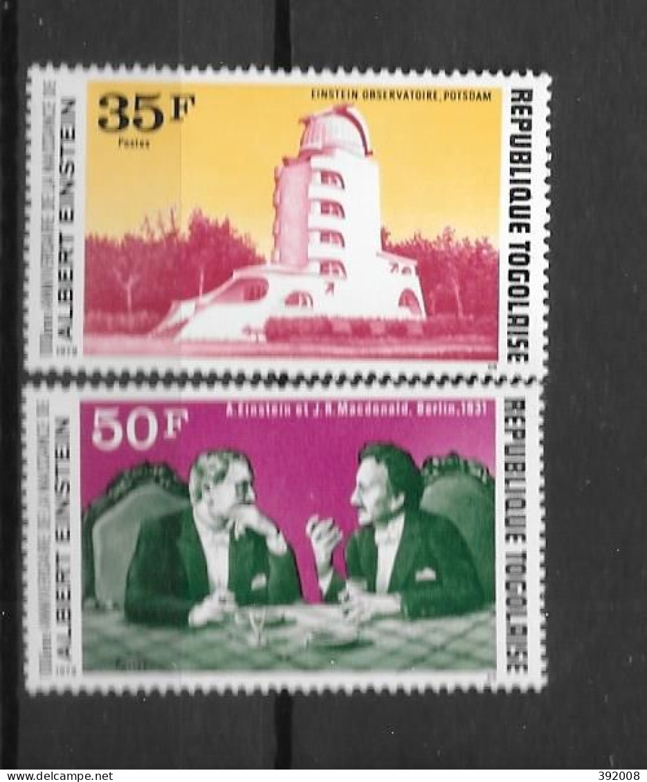 1978 - N° 949 à 950 **MNH - Einstein - Togo (1960-...)