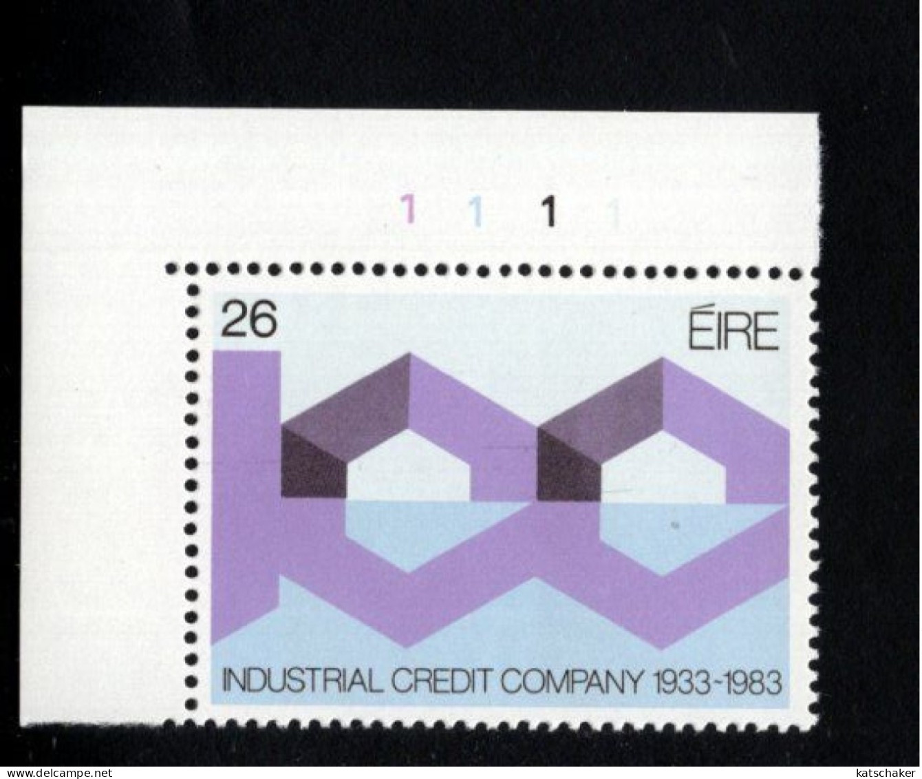 2000275955 1983  SCOTT 571 (XX) POSTFRIS  MINT NEVER HINGED - INDUSTRIAL CREDIT CO - 50TH ANNIV - PLATE 1111 - Nuevos