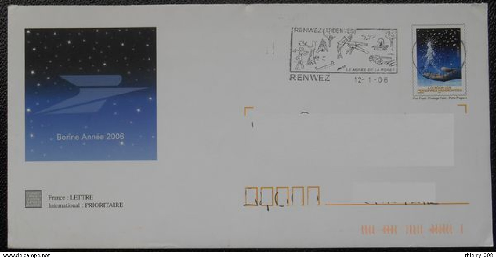 Enveloppe PAP De Service La Poste Timbre Loi Pour Les Personnes Handicapées  Oblitéré Renwez 08 Ardennes - Storia Postale