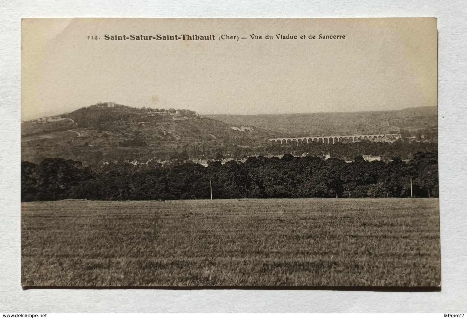 Saint-Satur-Saint-Thibault - Vue Du Viaduc Et De Sancerre - Saint-Satur