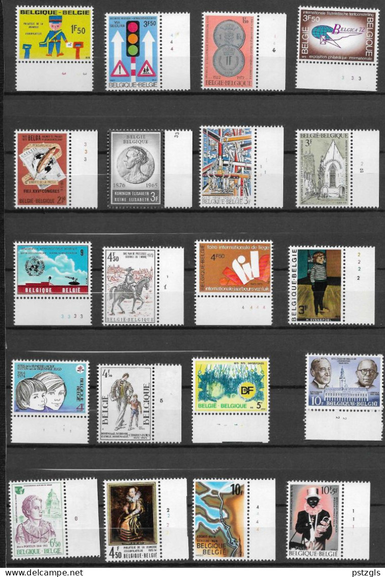 Lot 20 Ex. Plaatnummer / Planche (1) ** MNH - Other & Unclassified