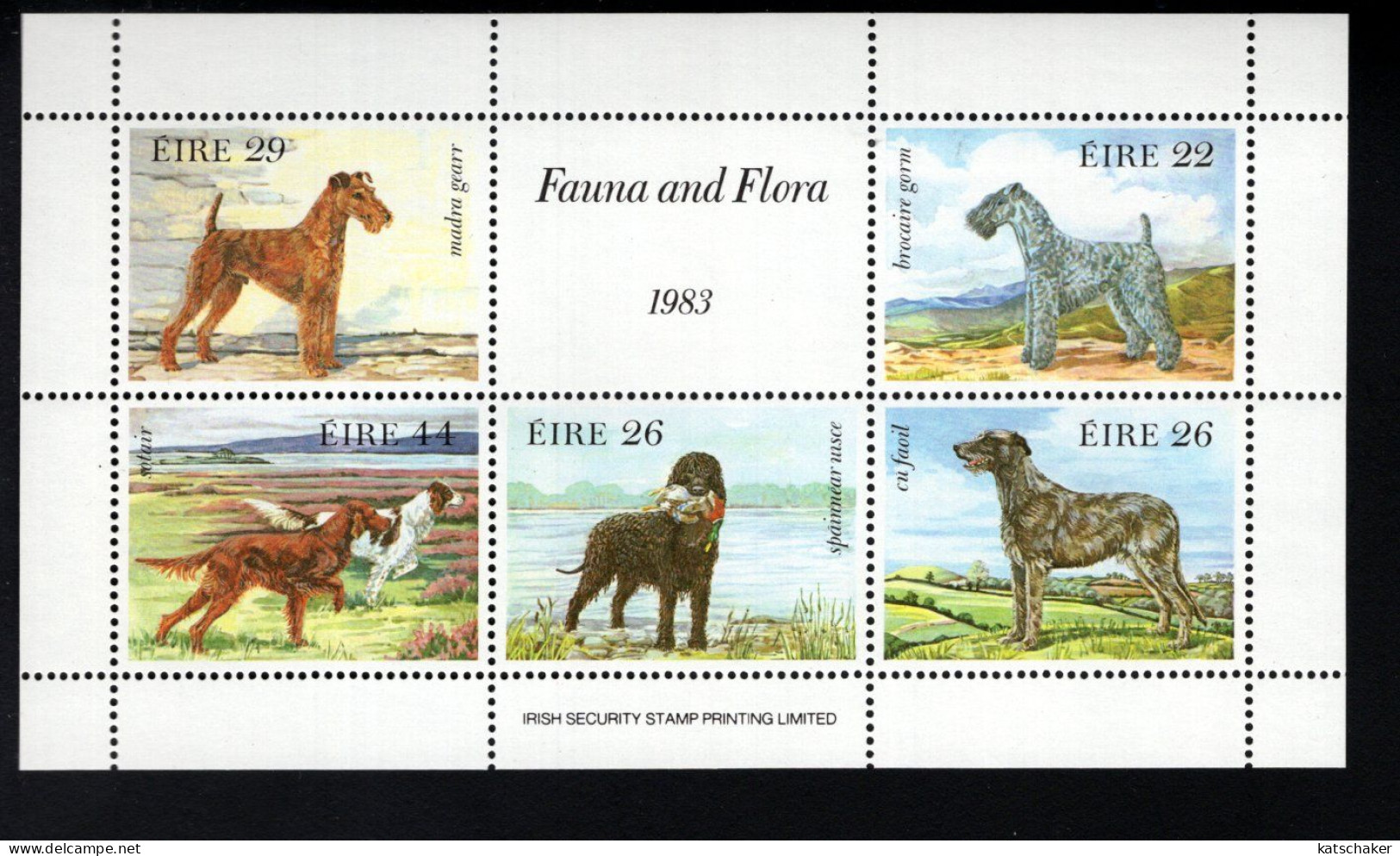 2000280947 1983  SCOTT 567A (XX) POSTFRIS  MINT NEVER HINGED -  DRAWINGS OF DOGS BY WENDY WALSH - Unused Stamps