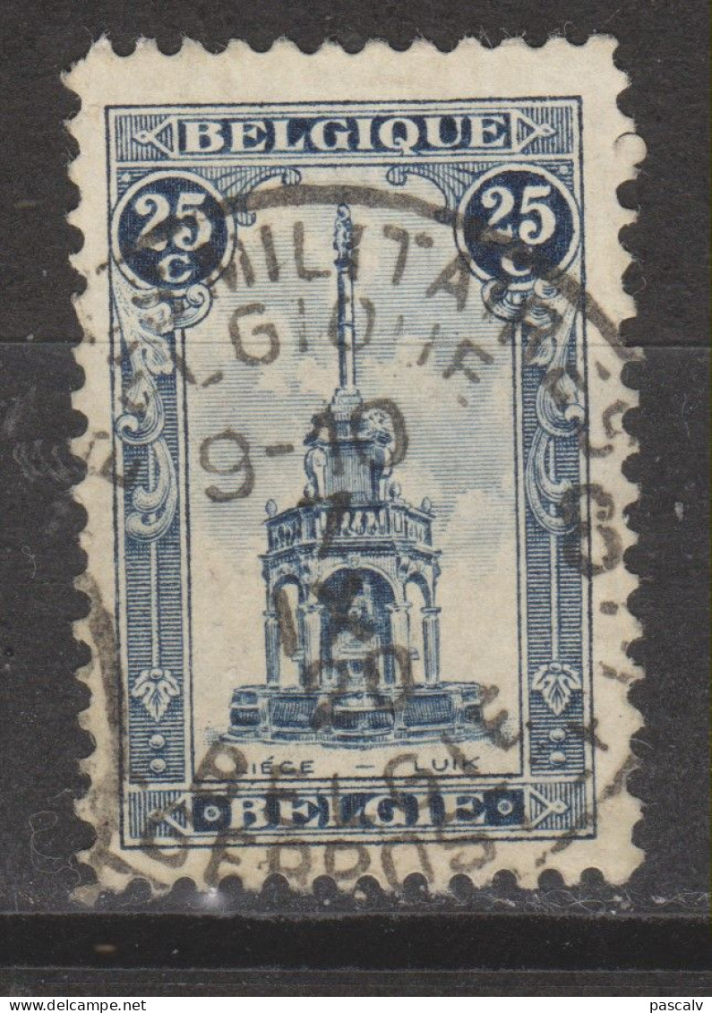 COB 164 Oblitération Centrale POSTES MILITAIRES BELGIQUE 8 - Used Stamps