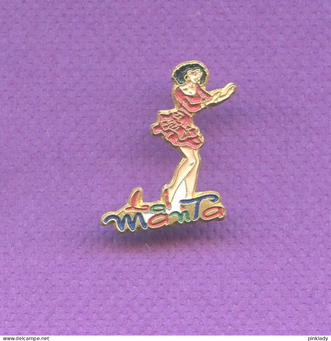 Rare Pins Femme Fille Pin Up La Manta Danse Q214 - Pin-ups