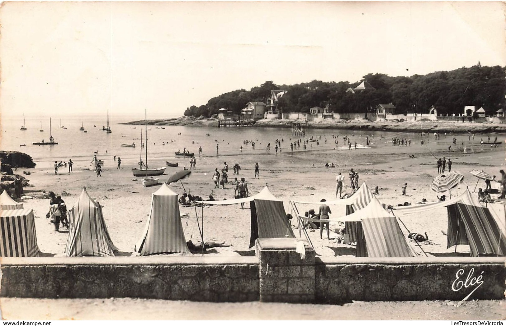 FRANCE - Saint Palais ( Ch Mar) - Vue Sur La Plage Et La Baignade - Vue Sur La Mer - Animé - Carte Postale Ancienne - Saint-Palais-sur-Mer