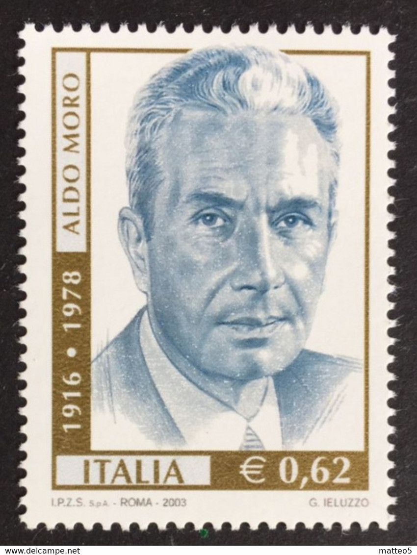 2003 - Italia - Aldo Moro - Euro 0,62 - 2001-10:  Nuevos