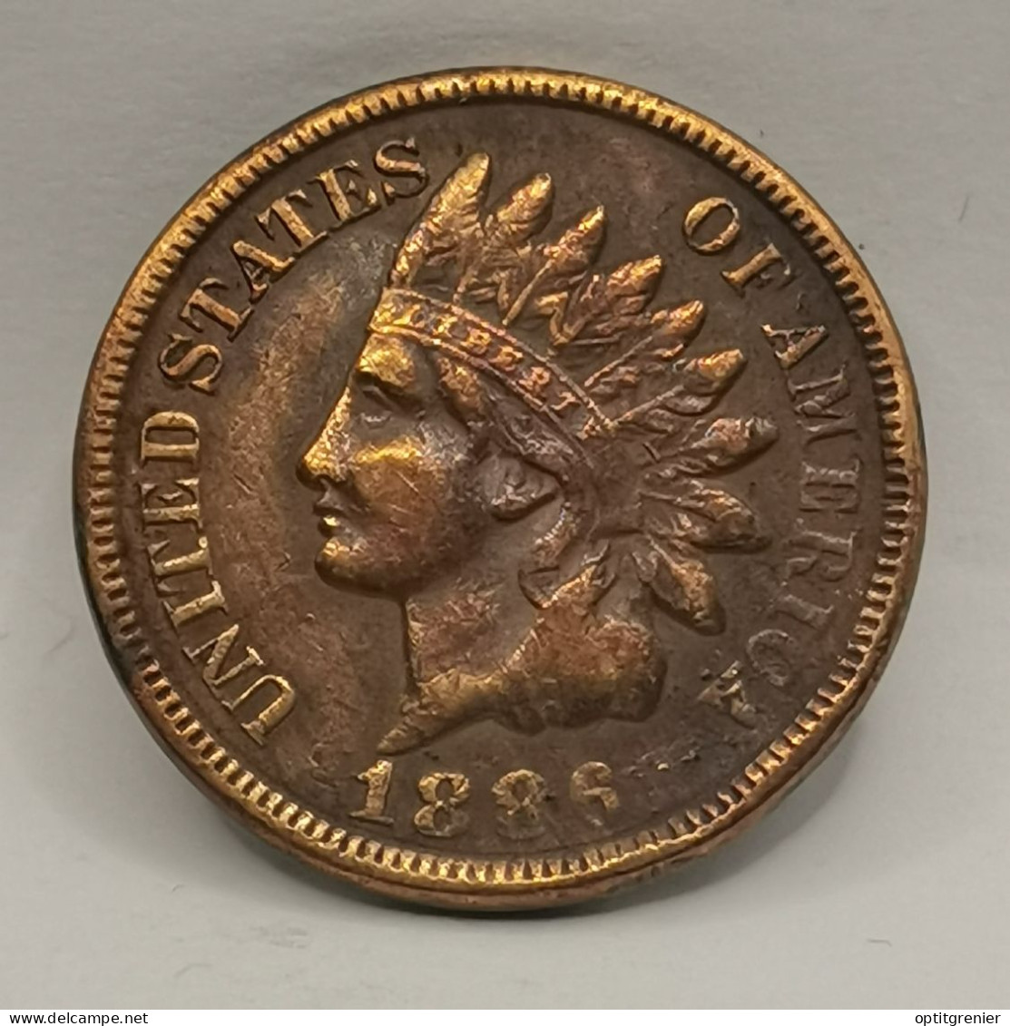 1 CENT INDIAN HEAD 1886 USA / TETE D'INDIEN - 1859-1909: Indian Head