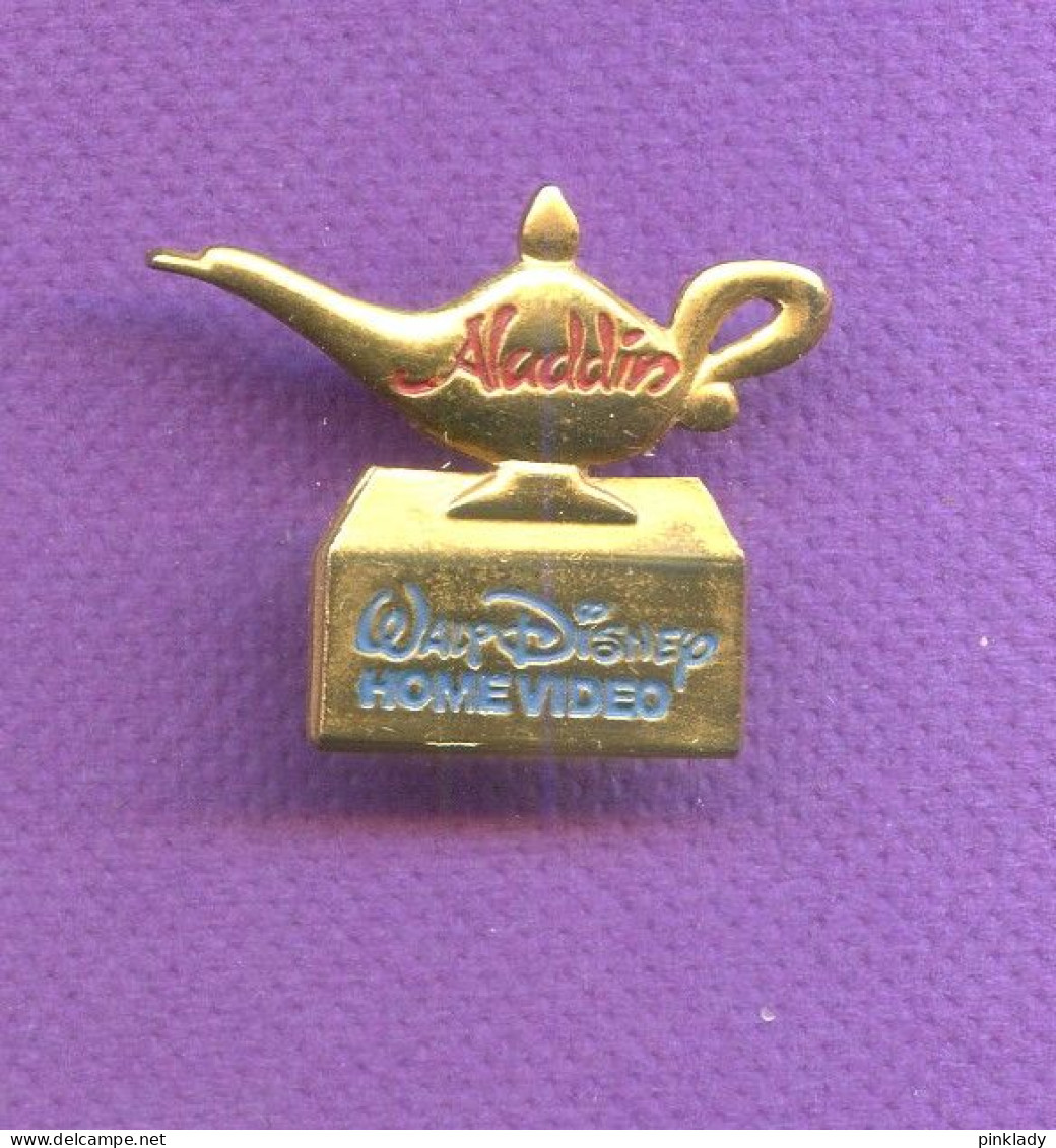 Rare Pins Disney Lampe Aladdin Walt Disney Home Video Q220 - Disney