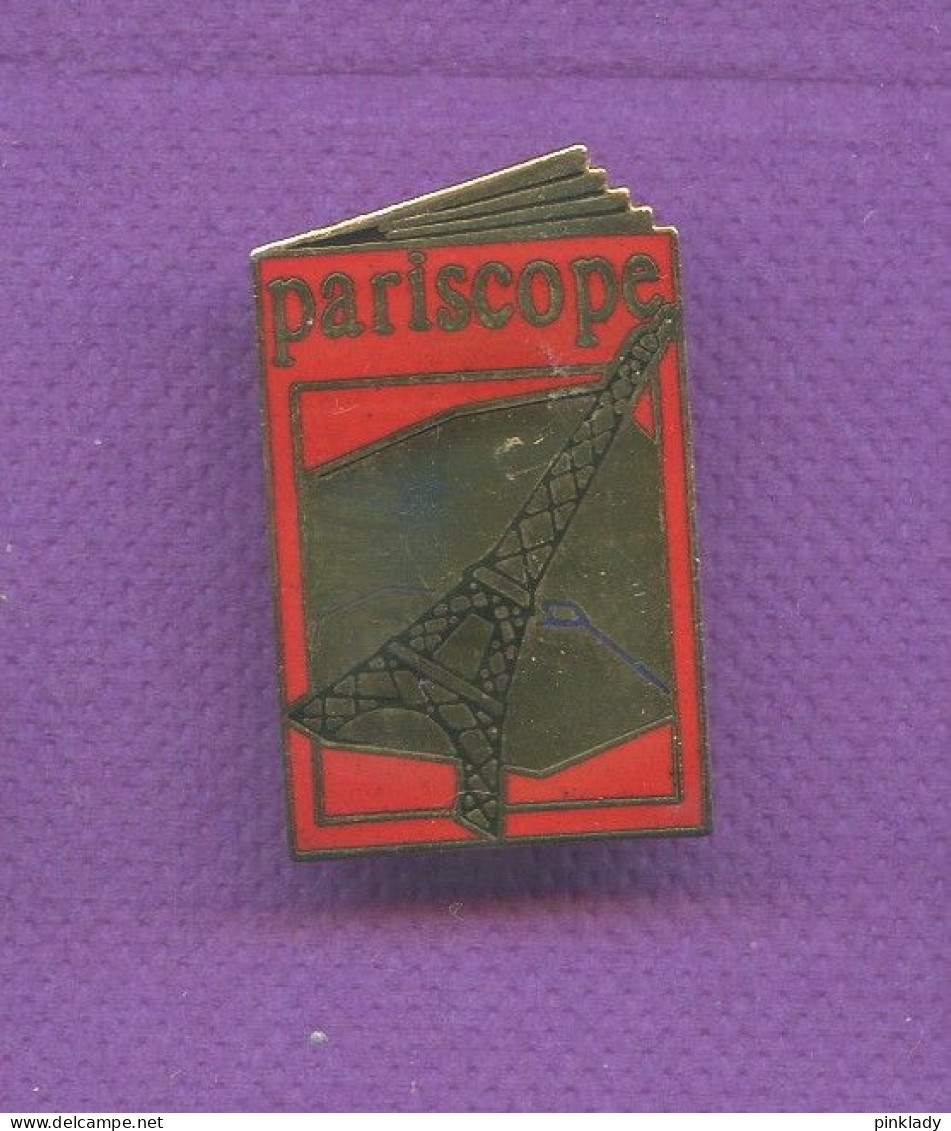 Rare Pins Journal ? Pariscope Tour Eiffel Paris Egf Q221 - Medias