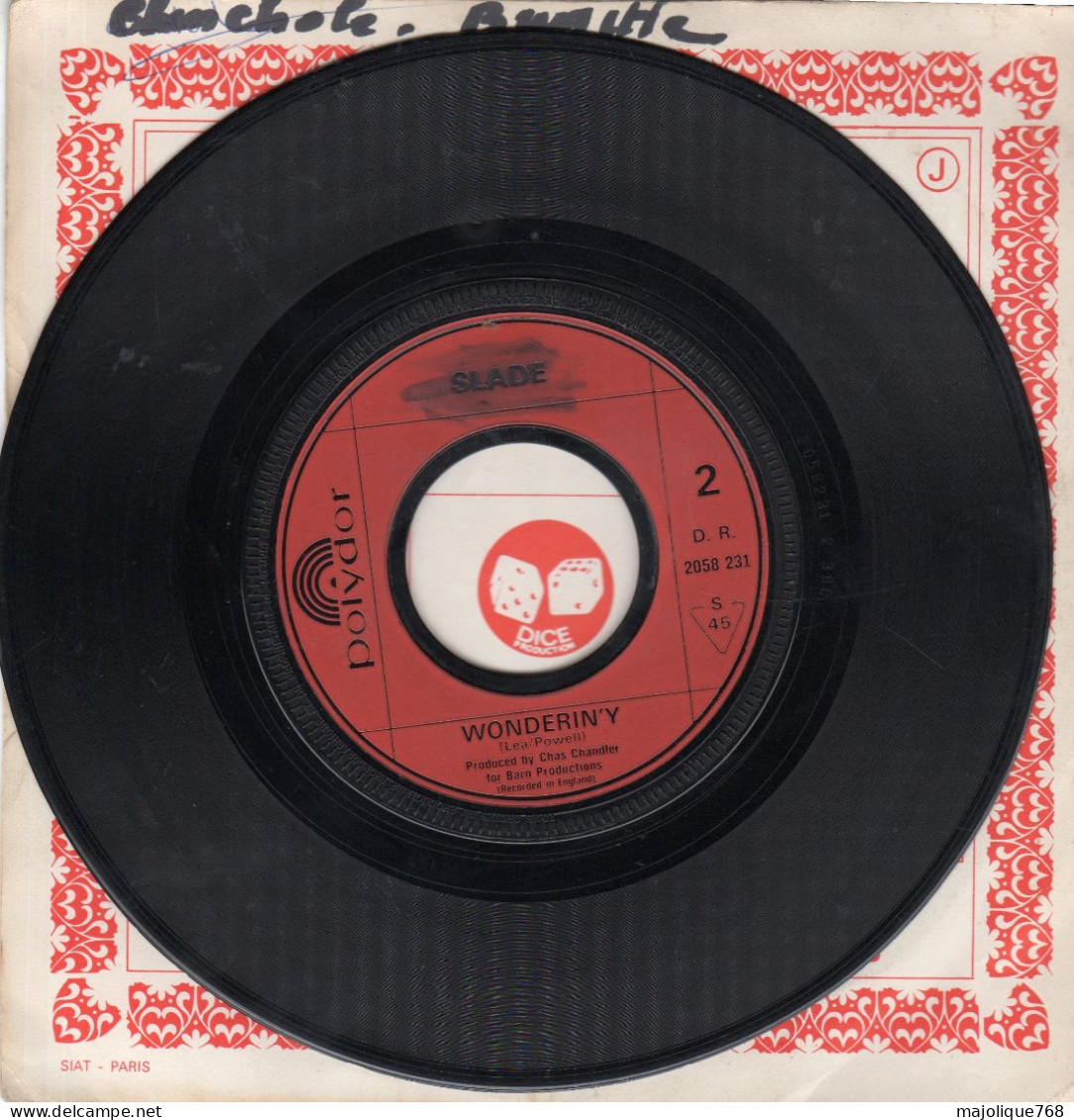 Disque De Slade - Take Me Bak'ome - Polydor 2058 231 - France 1972 - Rock