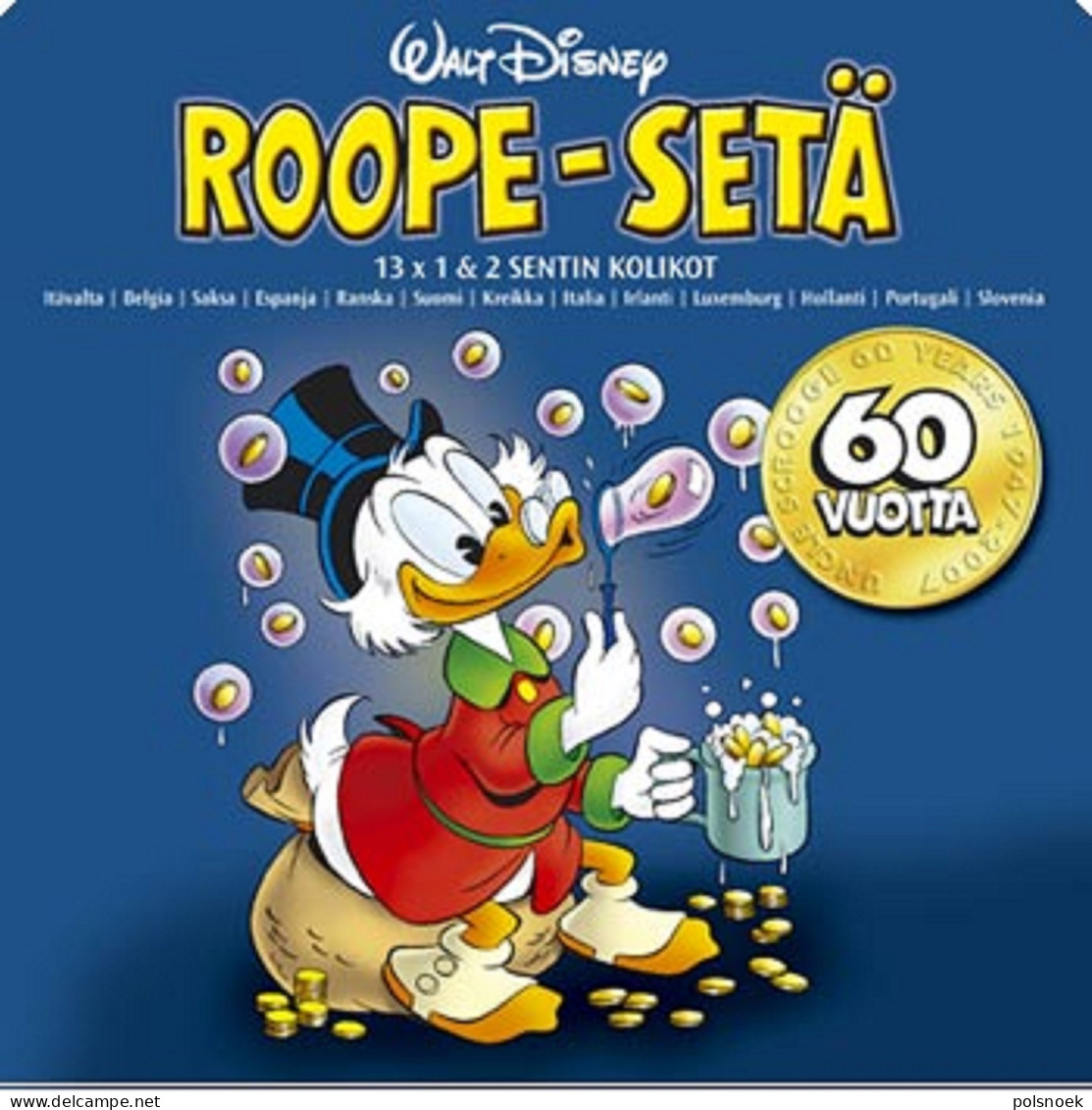 Finland 2007 : Walt Disney ROOPE SETA : Very Rare! - Finlandía