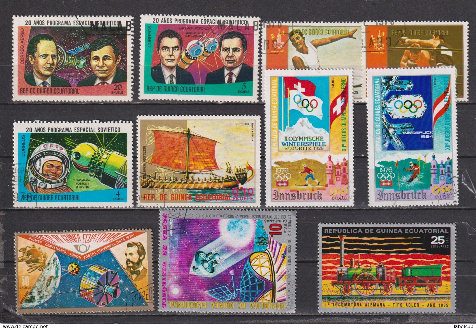 Collection / Lot De Timbres De Guinée équatoriale Années Diverses - Guinée Equatoriale