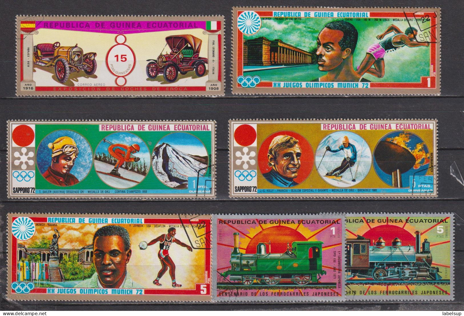 Collection / Lot De Timbres De Guinée équatoriale Années Diverses - Äquatorial-Guinea