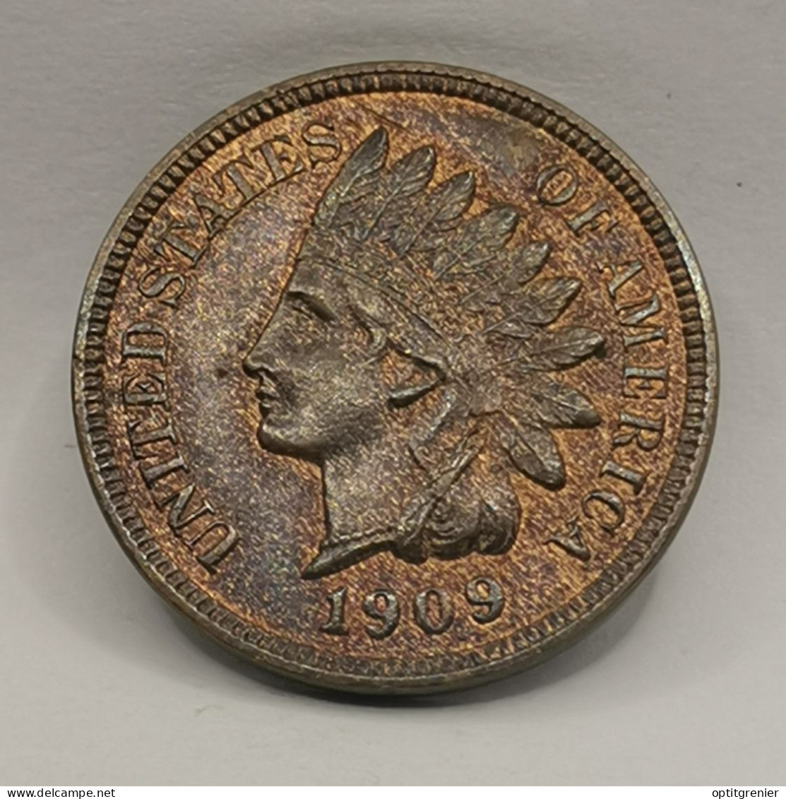 1 CENT INDIAN HEAD 1909 USA / TETE D'INDIEN - 1859-1909: Indian Head