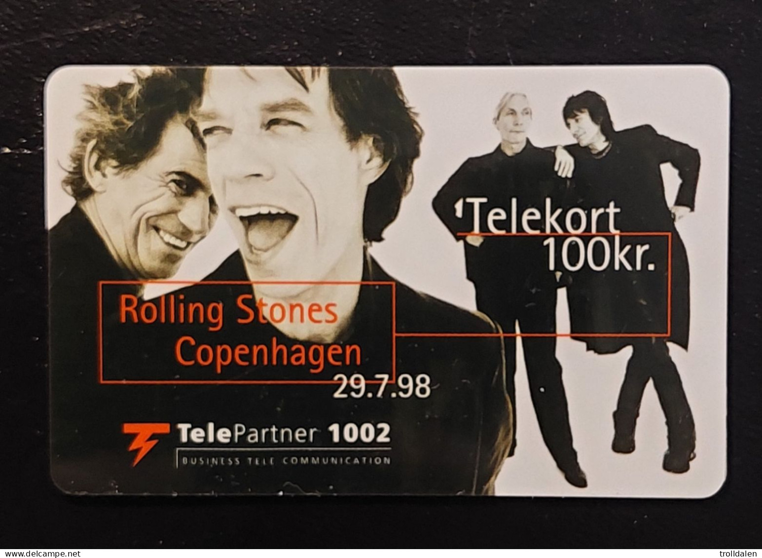 Denmark , Rolling Stones , Copenhagen 29.1.98 - Danemark
